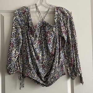 Lucky Brand Multicolor Floral Blouse